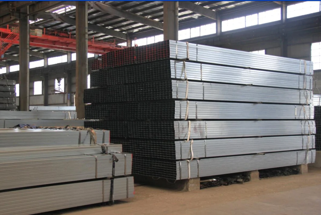 Pre Galvanized Square Hollow Section Steel Tube for Greenhouse Construction