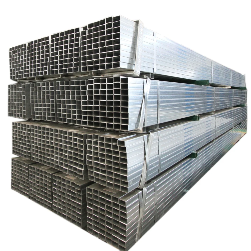 Chinese Manufacture Whosale Welded 75X75 Tube Structural Rectangular Pipe Carbon Square Iron 50X50 Square Steel Tube