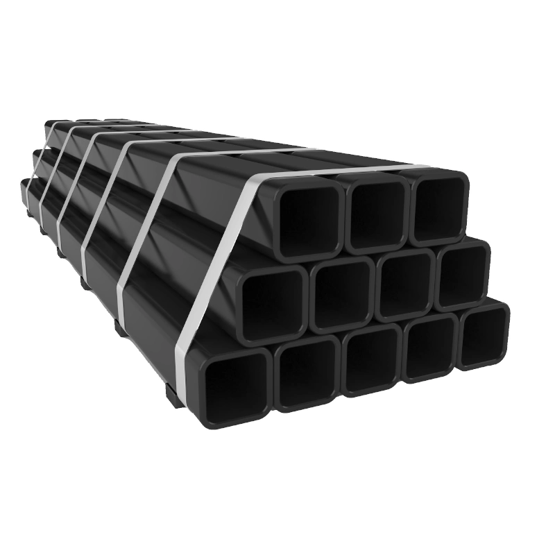 Chinese Manufacture Whosale Welded 75X75 Tube Structural Rectangular Pipe Carbon Square Iron 50X50 Square Steel Tube