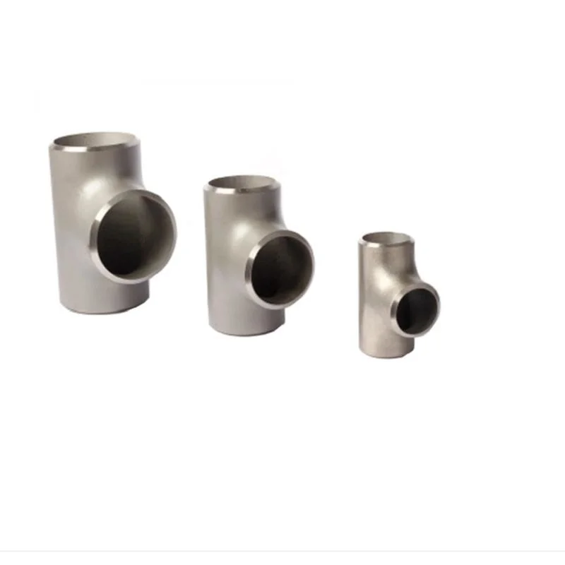 ANSI B16.9 Butt Welding Pipe Fittings Carbon Steel Sch40 Equal Tee for Oil Gas Pipelines Connector Fitting Sch40 Straight Tees