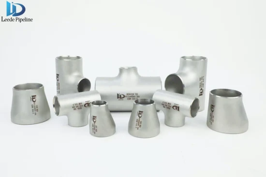 Stainless Steel Fittings Crosshead Reducing Tee Butt Welding Fitting Straight Equal Diameter Tee